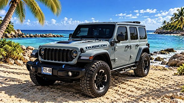 Jeep Wrangler Hybride Rubicon Convertible met elektrisch Sunroof Unlimited 4xe ( new model )