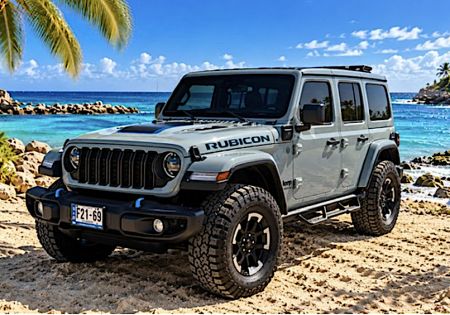 Jeep Wrangler Hybride Rubicon Convertible met elektrisch Sunroof Unlimited 4xe