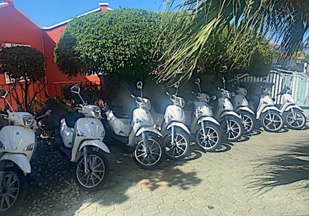 Piaggio Scooter 50cc huren Curacao